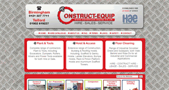 Desktop Screenshot of construct-equip.co.uk